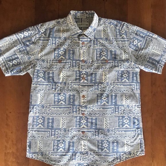 Orvis Lightweight Kenya Print Shirt (Men’s L) - Picture 1 of 2